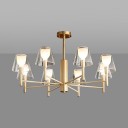 Loft Industry Modern - Glass Mushrooms Chandelier